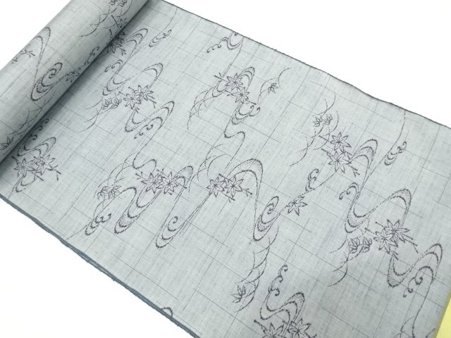 JAPANESE KIMONO / ANTIQUE BOLT FOR KIMONO / SILK / TSUMUGI